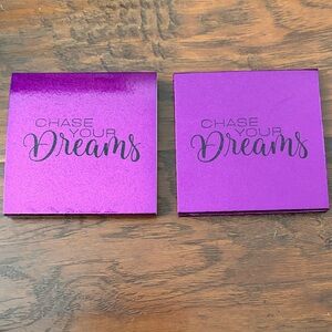 Purple 'Chase Your Dreams' by Sydney grace